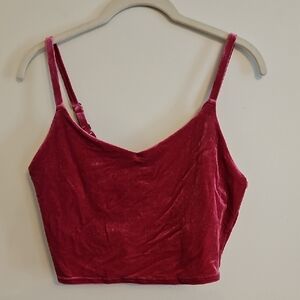 Athleta Velvet Camisole in Deep Pink